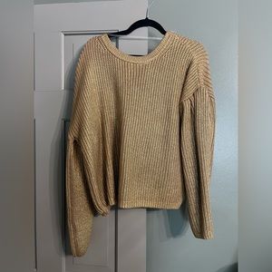 NWT Gold Kika Vargas X Target sweater